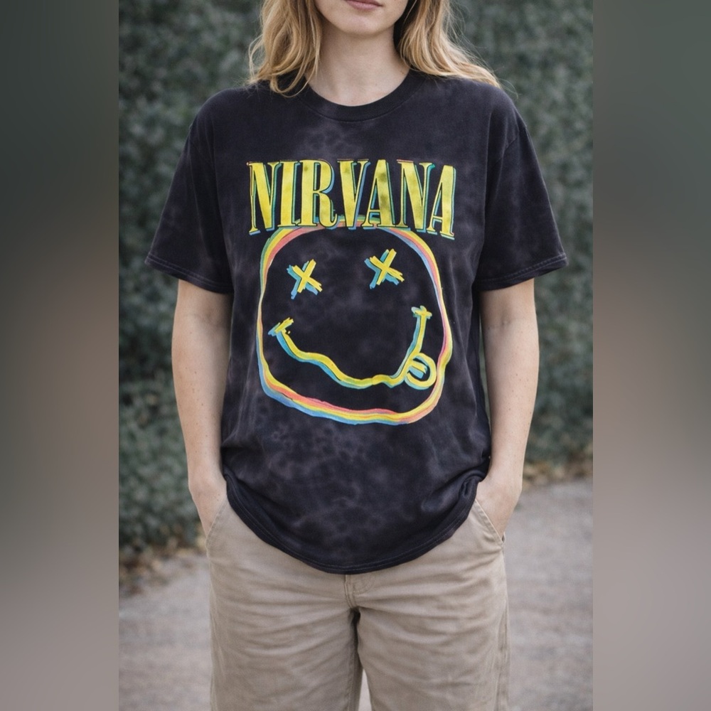 Nirvana tie-dyed t-shirt